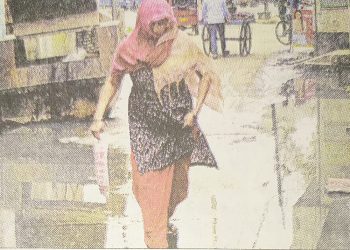 कोटला में जलभराव से लोग हुए परेशान