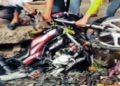 खुले नाले में बाइक समेत गिरा युवक