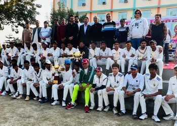 आज जेएमएस वर्ल्ड स्कूल में चल रहे सात दिवसीय अंडर 16 क्रिकेट मैचो का समापन हुआ