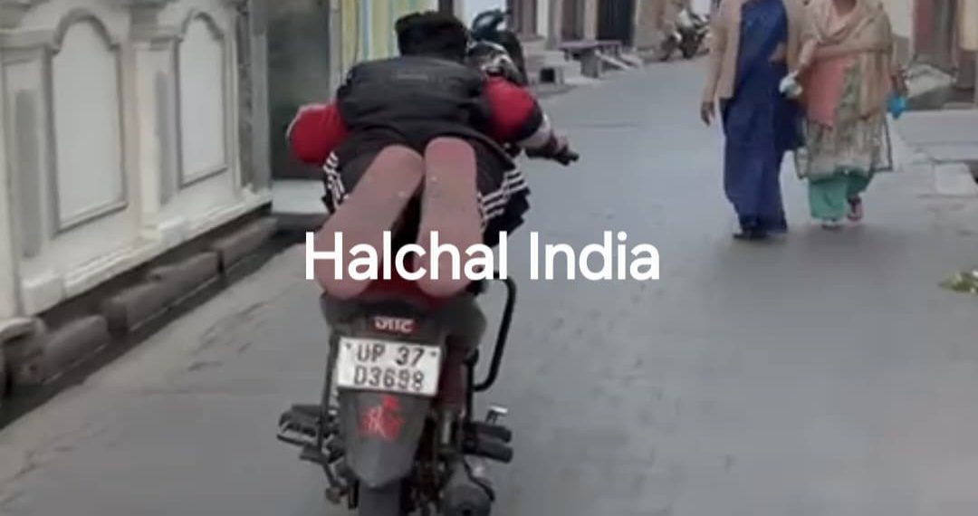 पुलिस की नजरों से नहीं बच पाएंगे स्टंटबाज, युवक को स्टंटबाजी करनी पड़ी महंगी