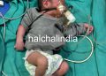 कपड़े में लिपटा हुआ रोता हुआ मिला नवजात शिशु